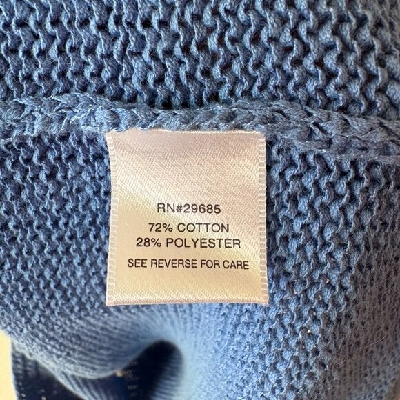 Pendleton Blue Vest Pendleton Blue Sleeveless Knit Top Stretch Size M Spring - Picture 6 of 10